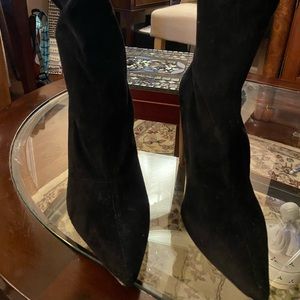 Black boots Steve Madden high heels size 6 NNW